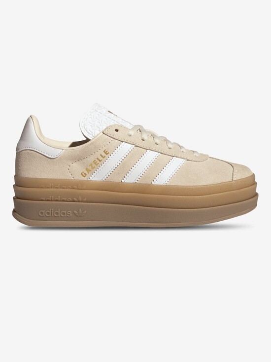 adidas Shoes - Adidas Gazelle Suede Sneakers in Beige with Gum Sole